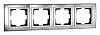 Рамка на 4 поста Mono Electric Chrome 106-410000-163 100_100_2301773