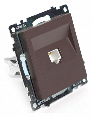 Розетка Ethernet RJ-45 без рамки Stekker Катрин 49023 400_400_1964685