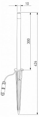 Наземный низкий светильник Elektrostandard Lumos a066688 400_400_1776599