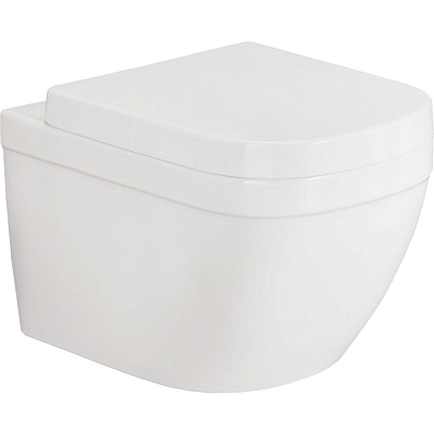 39330002 Euro Ceramic Сиденье для WC с микролифтом, альпин белый (замена арт. 39330001) 400_400_1440663