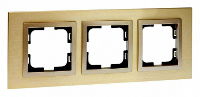 Рамка на 3 поста Mono Electric Style Aluminium 107-830000-162 400_400_2162828