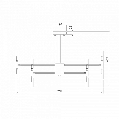 Люстра на штанге Bogate's Bastone 346 Smart 400_400_1883585