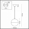Подвесной светильник Odeon Light Pinga 4960/1A 100_100_1725207