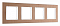 Рамка на 4 поста Arte Milano am-503.12 503.12-4.brown