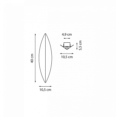 Накладной светильник Lightstar Muro Foglia 808674 400_400_3084495