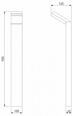 Наземный низкий светильник Elektrostandard Sensor a053948 400_400_1773366