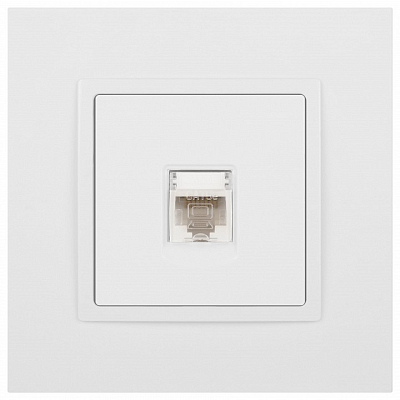 Розетка Ethernet RJ-45 без рамки Эра Эра Elegance 14-3107-01М 400_400_2402071