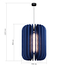 SL3004.433.01 Светильник подвесной ST-Luce Черный/Синий E27 1*60W СЕНТИТО 100_100_2947916