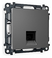 Розетка Ethernet RJ-45 и со шторками, без рамки Ambrella Volt ALFA MA662010 500_191_2307048