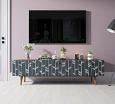 Комод "Berber" с ящиками низкий под TV принт 18 арт BB19/Print_18 250_100_Array