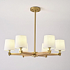 Люстра на штанге Imperiumloft Jorgenson White/Light wood STAVRA01 100_100_1986073