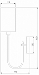 Бра Eurosvet Abbey 60164/1 никель 250_100_1813627