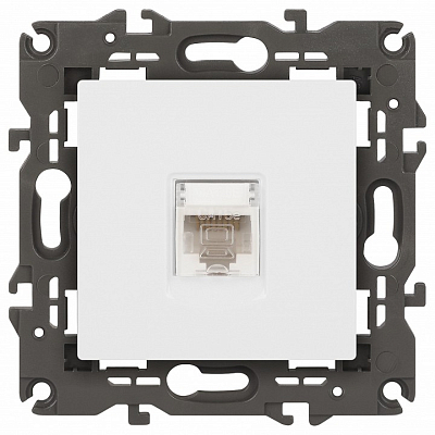 Розетка Ethernet RJ-45 без рамки Эра Эра Elegance 14-3107-01 400_400_2400641