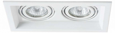 Встраиваемый светильник Arte Lamp Canis A6661PL-2WH 400_400_3146092