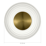 SL6125.301.01 Светильник настенный ST-Luce Латунь/Прозрачный LED 1*6W 3000K МУН 250_100_2948720