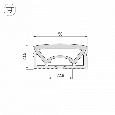 Профиль накладной гибкий Arlight WPH-FLEX 050136 400_400_2137848
