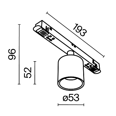 Трековый светильник Technical TR132-2-7W3K-BS 400_400_809308