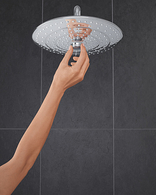 26457000 Euphoria 260 SmartControl Верхний душ , расход 9.5 л/мин, 3 режима, хром 400_400_2406062