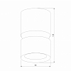 Накладной светильник Elektrostandard Kayo a064729 100_100_587224