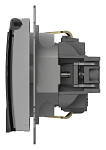 Розетка с заземлением с крышкой, без рамки Elbi Eleсtriс Zena Vega 609-015600-218 250_100_2195599