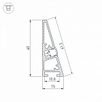Профиль для плинтусов Arlight PLINTUS 052398 250_100_2140117