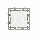 Розетка двойная RJ-12 и Ethernet RJ-45, без рамки Arlight SCT 045336 250_100_681196