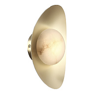 SL6229.211.01 Светильник настенный ST-Luce Золотистый/Алебастр LED 1*7W 3000K ПЕРИАЛ 500_191_795656
