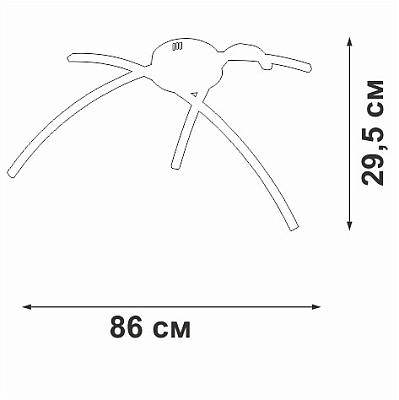 Потолочная люстра Vitaluce V2709 V2709-1/3PL 400_400_1820312