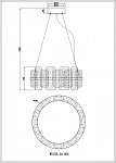 Подвесной светильник Wertmark Nelly WE158.20.303 250_100_1927043