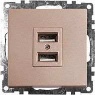 Розетка USB type A без рамки Stekker Катрин 39602 500_191_2300809