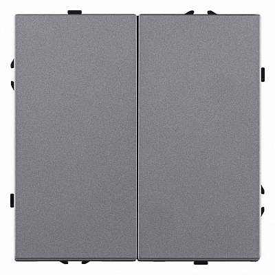 Выключатель двухклавишный без рамки Kollinger Eclipse EC-025GY 400_400_3106497