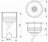 Встраиваемый светильник Arlight Aqua 28056 250_100_1891365