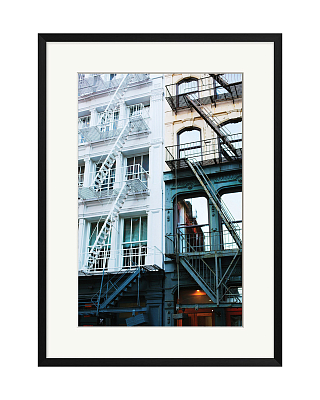 Интерьерный постер Fire Escapes 400_400_2846215
