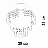 Люстра на штанге Vitaluce V5883 V5883-1/1PL 100_100_1820833