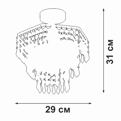 Люстра на штанге Vitaluce V5883 V5883-1/1PL 400_400_1820833