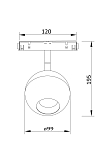 Трековый светильник Technical TR028-2-15W3K-W 250_100_2210733