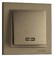 Выключатель одноклавишный с подсветкой Mono Electric Despina 102-232325-101 500_191_2301688