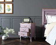Прикроватная тумба Leontina Lavanda на три ящика арт ST9302/3L 250_100_1939579