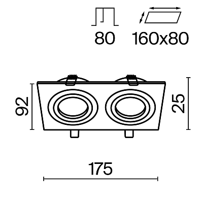 Встраиваемый светильник Technical DL024-2-02W 400_400_2209376