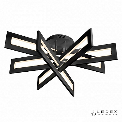 Потолочная люстра iLedex Stalker 9082-R800-X 128W BK 400_400_1991044