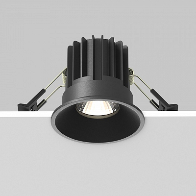 Встраиваемый светильник Maytoni Technical Round DL058-7W4K-B 400_400_2833291