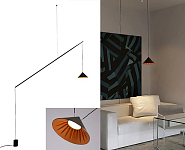Светильник на растяжке Italline IT03-1429 IT03-1429 black/orange 250_100_1972674