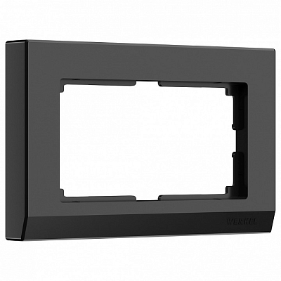 Рамка для двойной розетки Werkel Stark (черный) W0081808 400_400_1881820