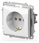 Розетка с заземлением, без рамки Elbi Eleсtriс Zena Vega 609-015600-217 250_100_2195590