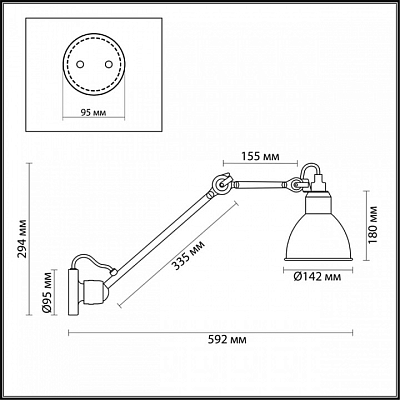 Бра Odeon Light Arta 4125/1WD 400_400_1723737