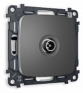 ТВ-розетка оконечная без рамки Ambrella Volt OMEGA MO663010 500_191_2307408