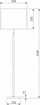 Торшер Eurosvet Notturno 01163/1 черный 250_100_1813521
