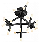 Потолочная люстра iLedex Savage FS-017-X25 BK 250_100_Array