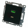 Розетка 2хUSB type A и C без рамки Stekker Катрин 50055 100_100_2160599