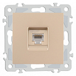 Розетка Ethernet RJ-45 без рамки Arte Milano am-206 206.45-1.shampan 250_100_2167481